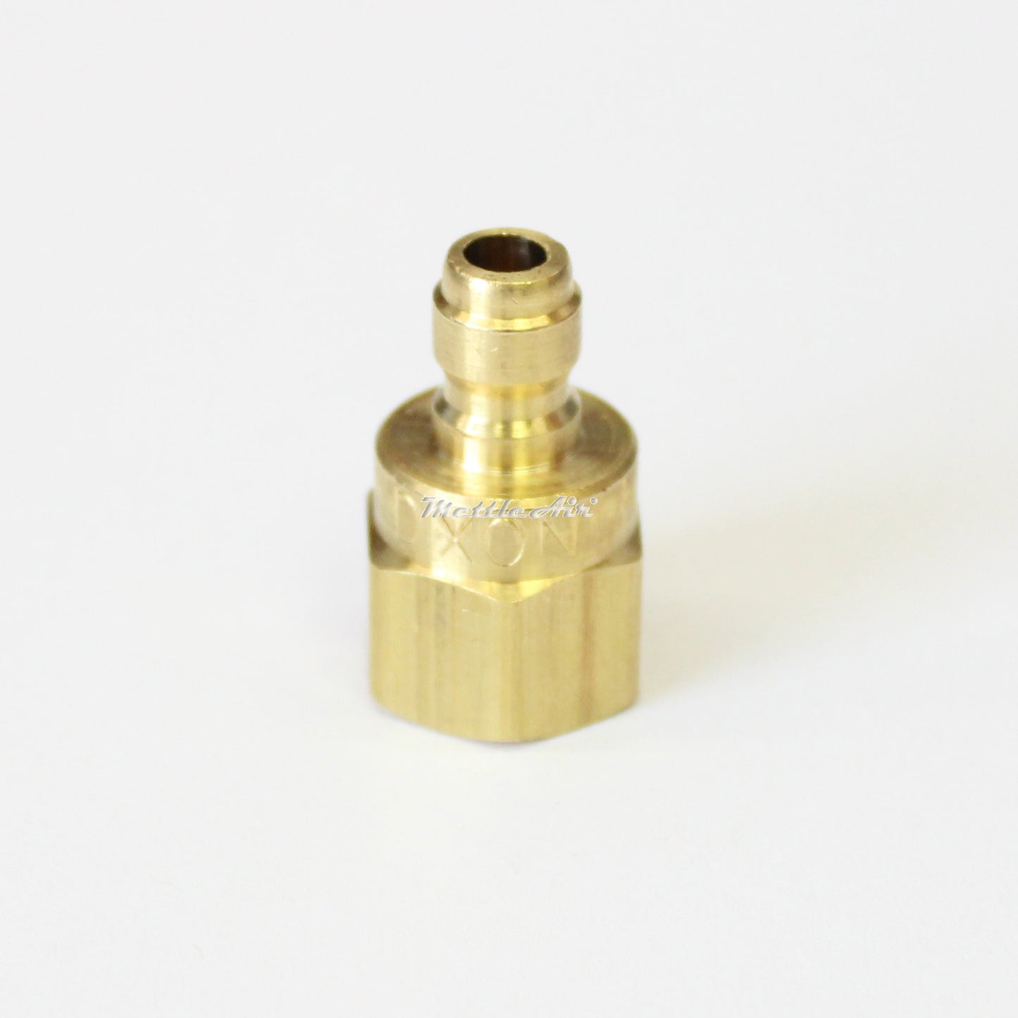 1/8" Body x 1/8" NPT Female Industrial Interchange Nipple Brass