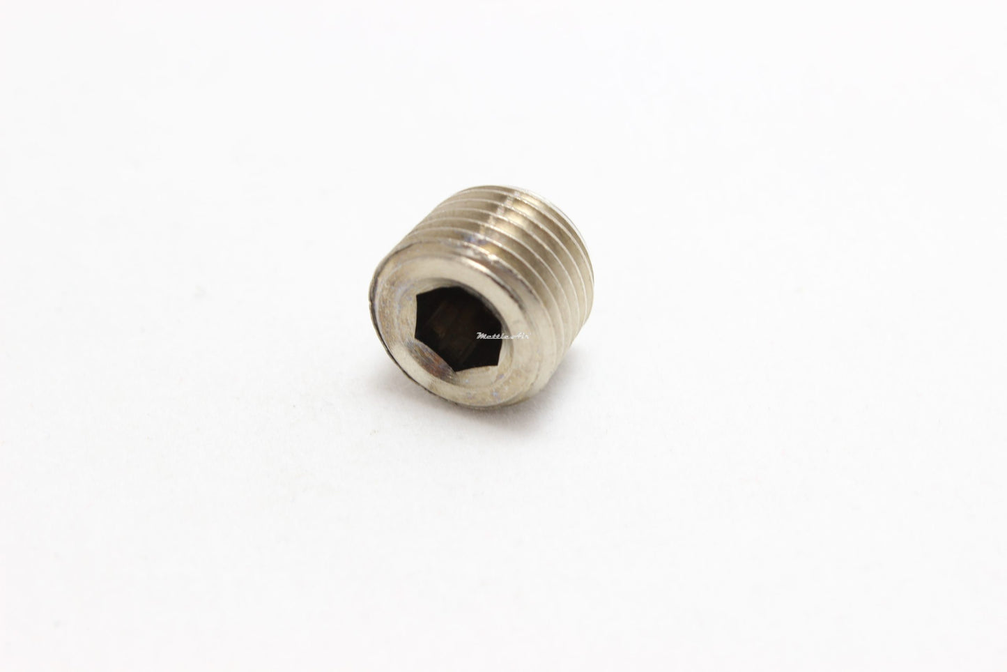 British Tapered Thread Brass Internal Hex Pipe Plug 1/4" BSPT (R)