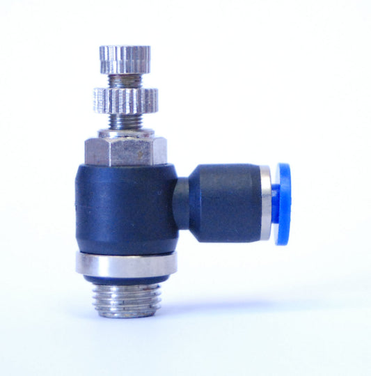 Contrôle de vitesse par poussée pour connecter le compteur de sortie 1/4" OD - 3/8" NPT mâle