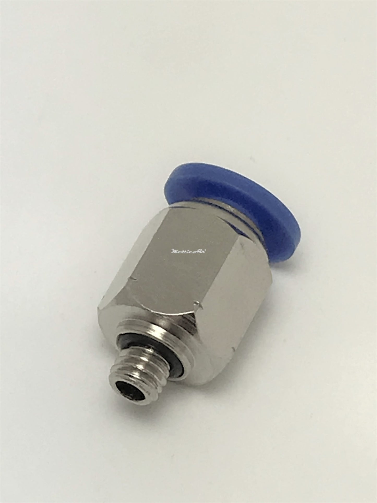 Compact Push to Connect Straight Fitting 6 mm OD - M3 x 0.5 Male