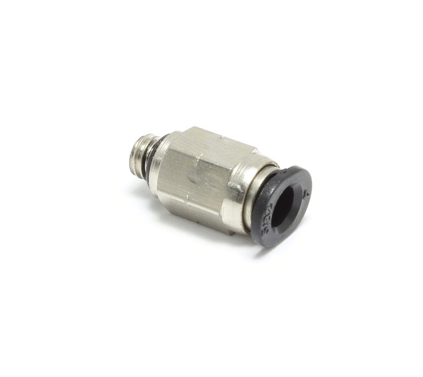 Compact Push to Connect Straight Fitting 4 mm OD - 10-32 UNF Male