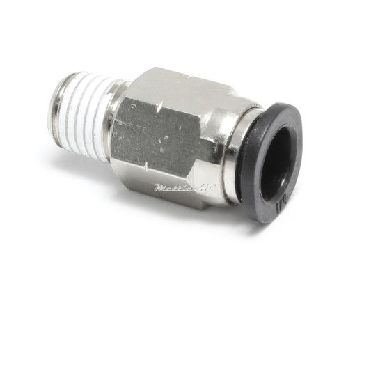 Compact Push to Connect Straight Fitting 4 mm OD - 1/8 NPT Male