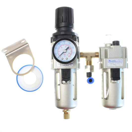 Filtre régulateur universel pour changeur de pneus/dissolvant de talon 1/4" NPT MettleAir ATC3000-N02 
